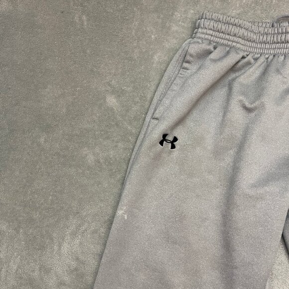 Under Armour Men's Size L Loose ColdGear Grey Sweatpants With Pockets - Picture 2 of 12